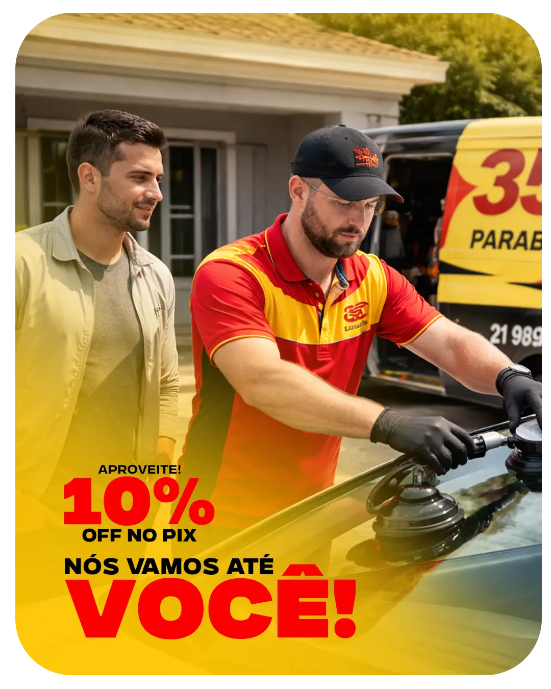 Atendimento externo rápido e especializado