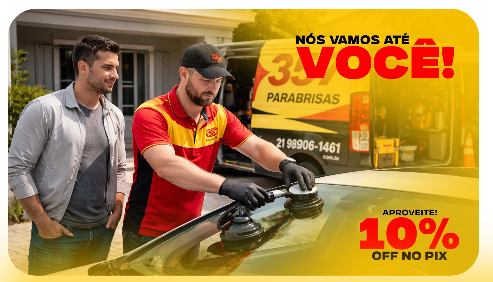 Atendimento externo rápido e especializado