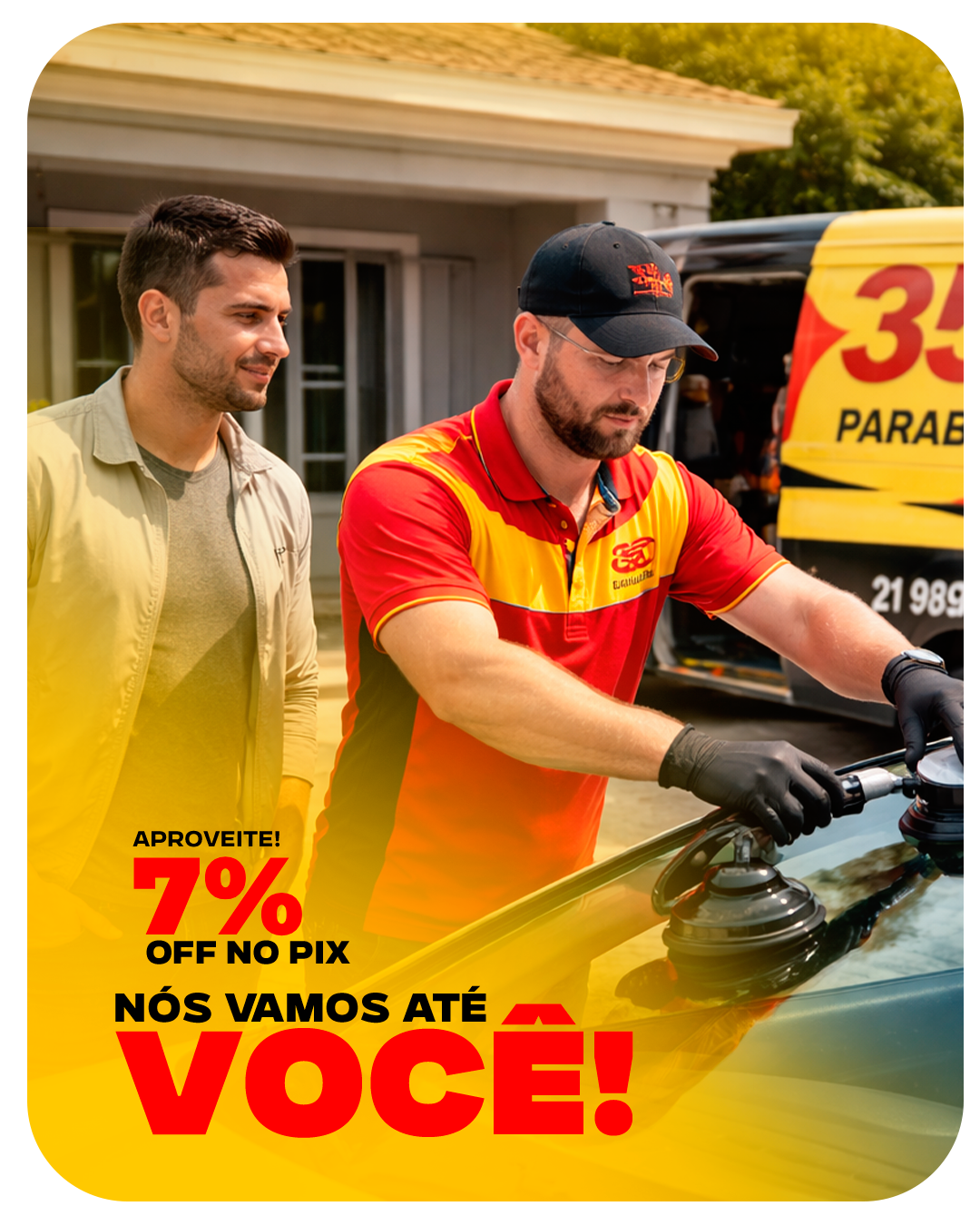 Atendimento externo rápido e especializado