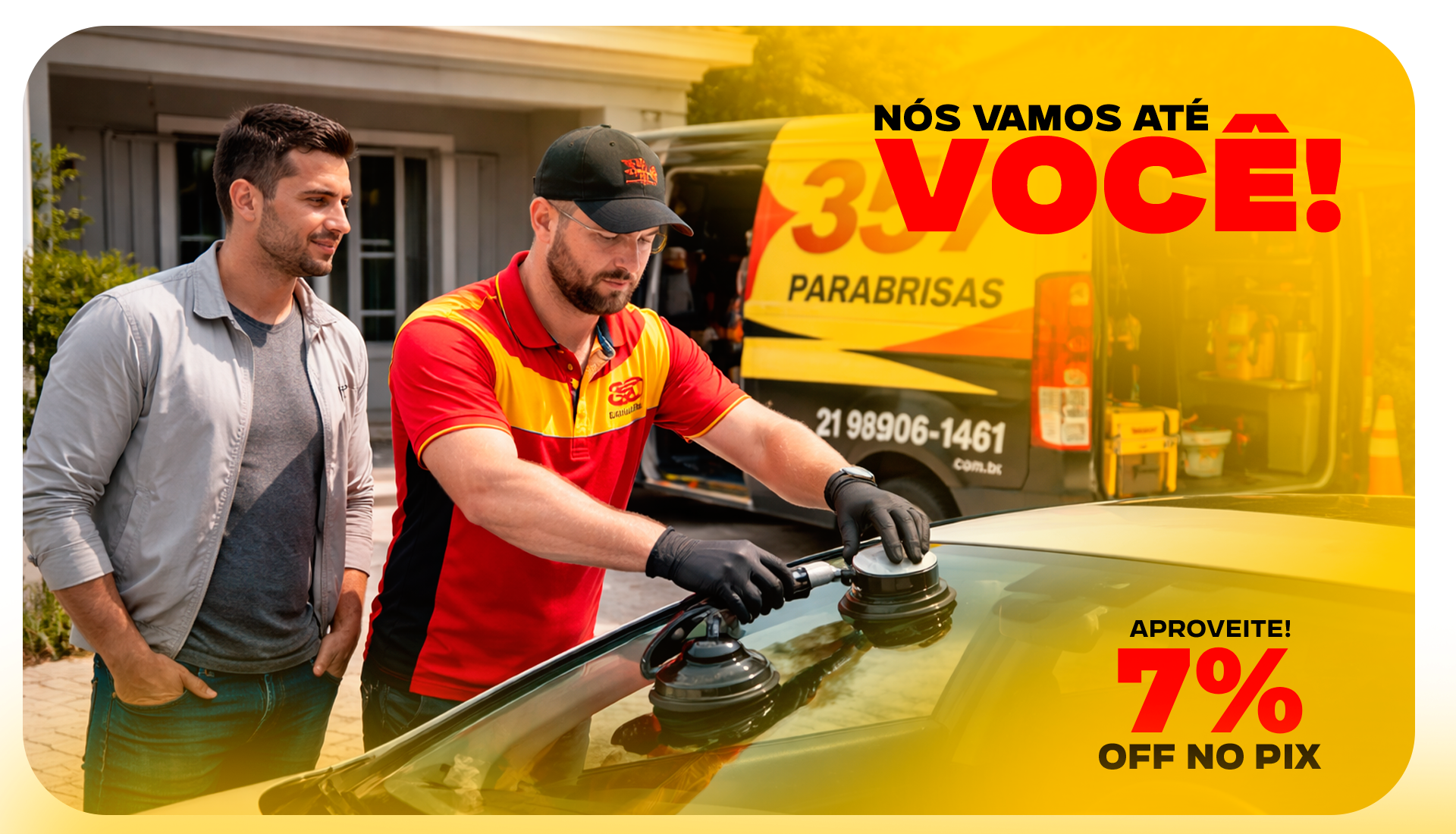 Atendimento externo rápido e especializado